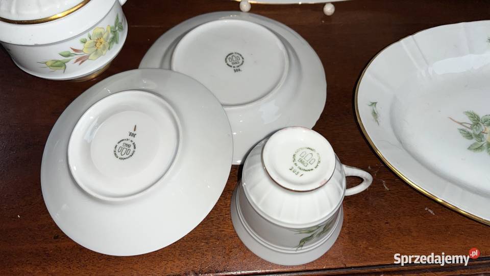 Filiżanka z talerzykiem Kopenhagen Porcelain BG Gdańsk