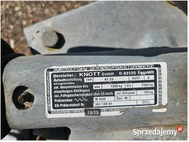 Przyczepa towarowa Skrzynia 300x130 towarowe Złotoryja