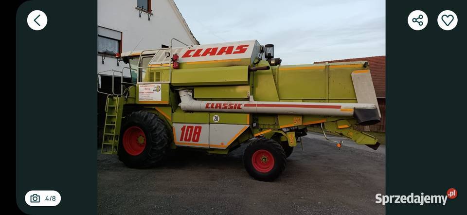 Claas Dominator 108 Zbożowe lubelskie Hrubieszów