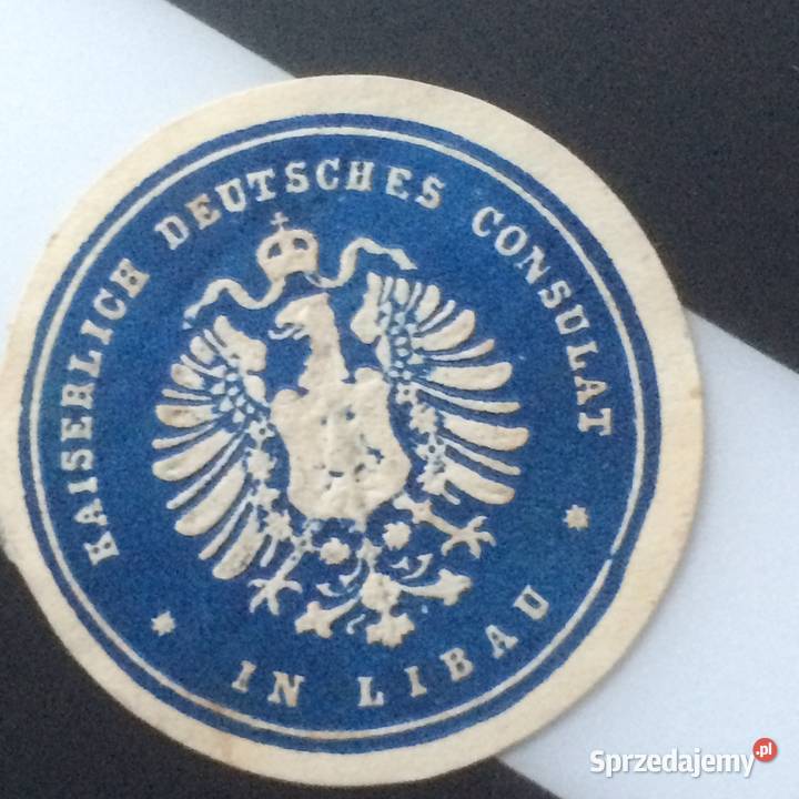 975 Zalepka Niemiecka Antykwariat Szczecin