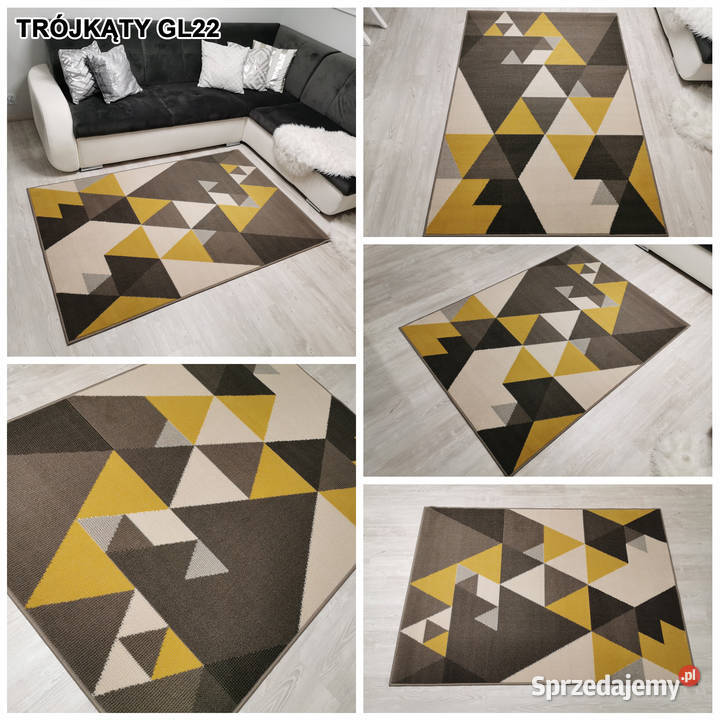 DYWAN 140X200 IDEA TRÓJKĄTY GL GĘSTY WŁOS Białystok