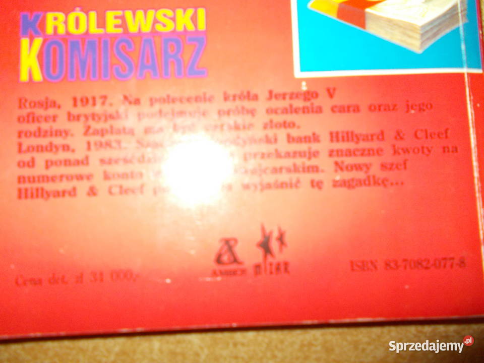 Duncan Kyle Królewski komisarz Rok wydania 1992 Proza i poezja Głubczyce