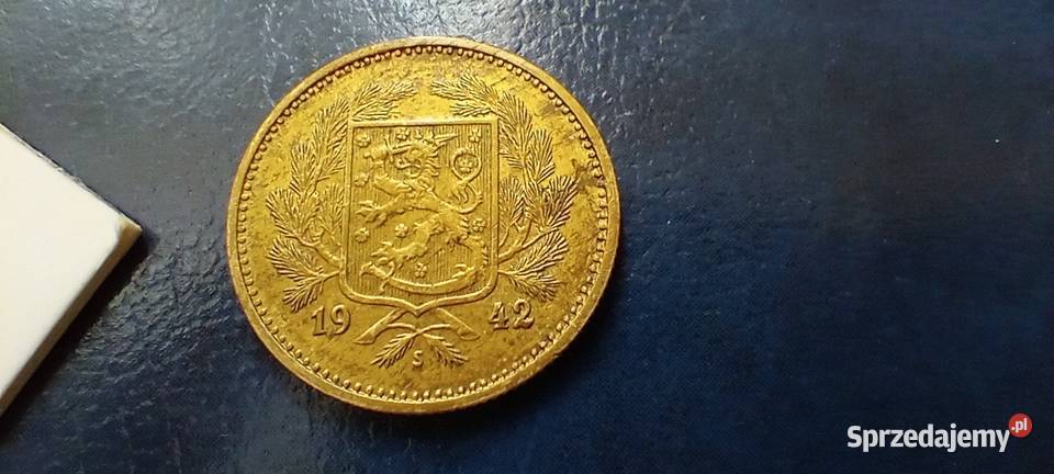 Stare monety 5 marek 1942 Finlandia Lesko