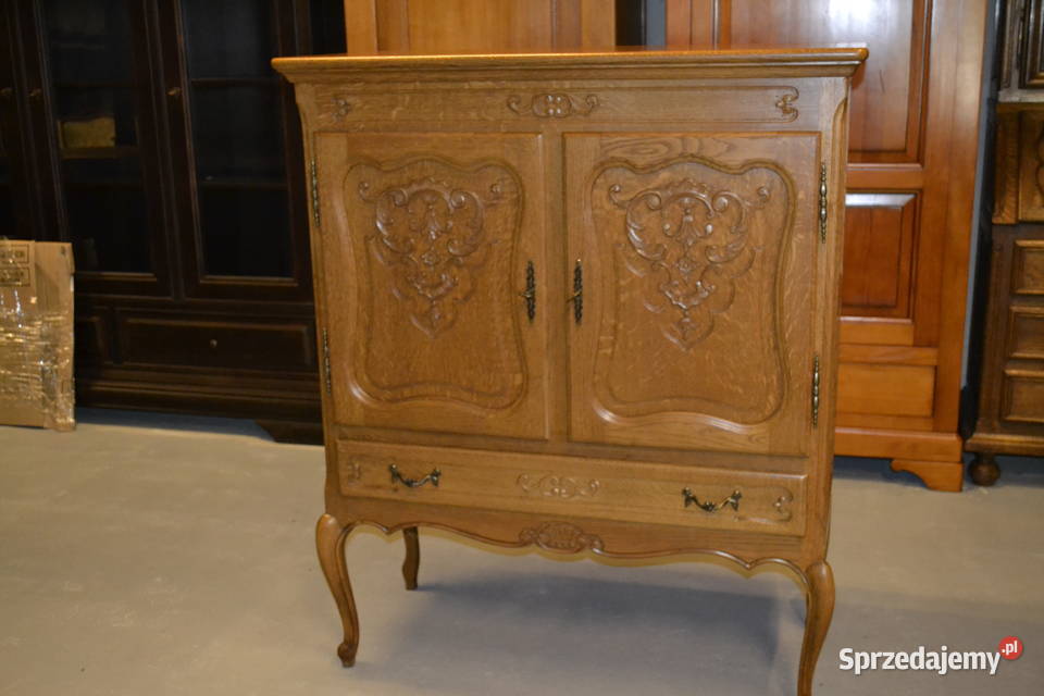 komoda pomocnik stylowy lity dąb Będzin