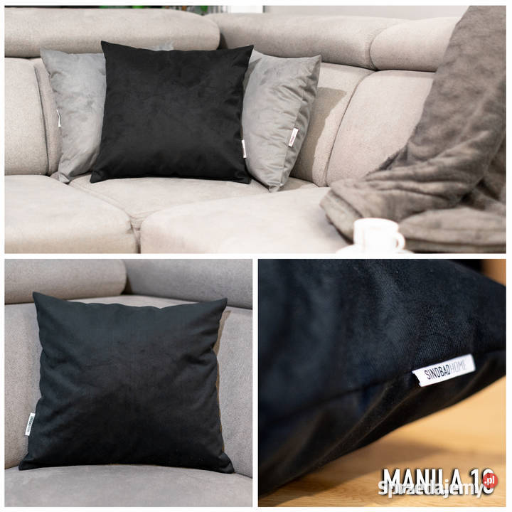 PODUSZKA WELUROWA DEKORACYJNA Z WYPEŁNIENIEM podlaskie Białystok