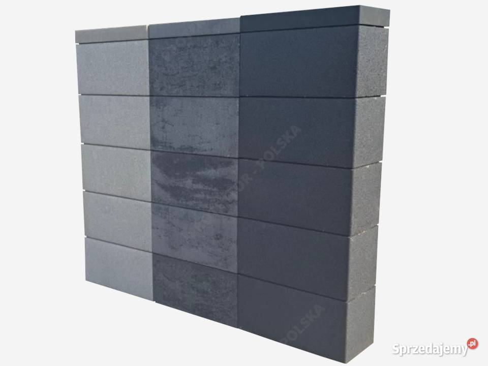 Pustak ogrodzeniowy słupkowy połówka murek Przęsła lubelskie Zamość