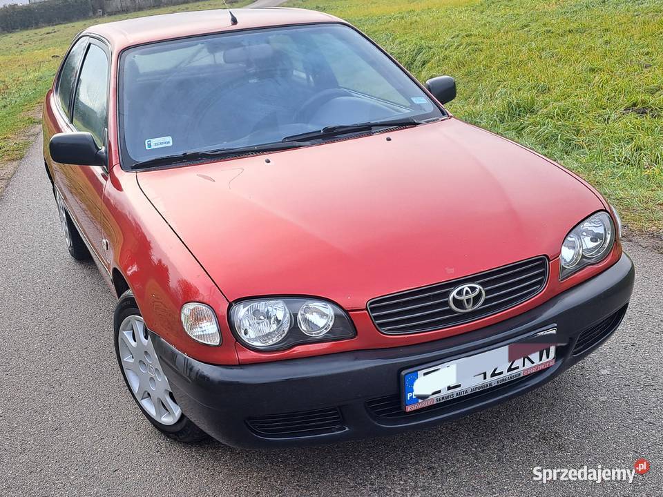 Sprzedam ładną Toyota corolla 14 benzyna 2000r mazowieckie Żyrardów