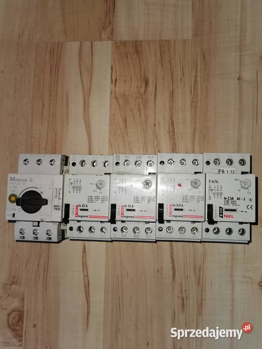 Wyłączniki silnikowe 3fazowe termiczne i sprzedam
