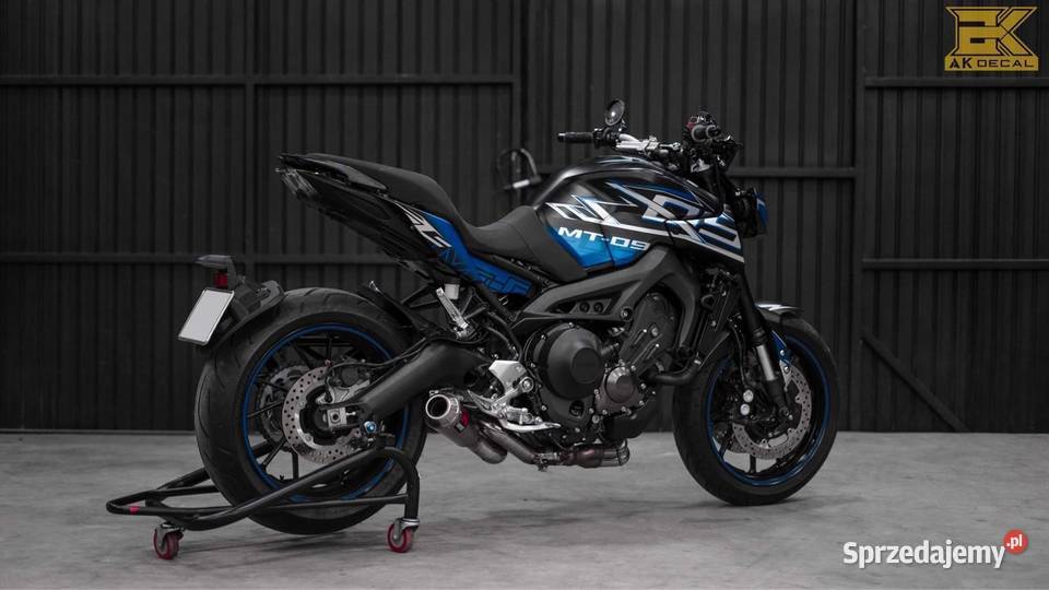 Okleina YAMAHA MT09 2gen 20172020 naklejki na Dąbrowa Tarnowska
