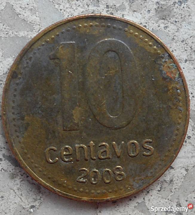 ARGENTYNA10 CENTAVOS2008 r Numizmatyka