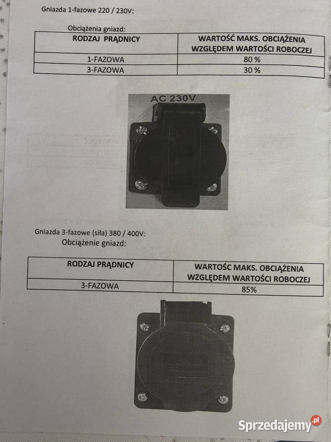 Agregat Generator Prądotwórczy ELSDORFF ES 7687 Kielce