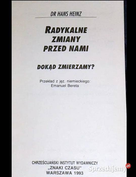 Radykalne zmiany przed nami Dokąd zmierzamy Hans lubelskie Chełm sprzedam