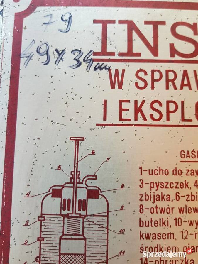 MetaloweLata 70 teZ kolekcjiTablice różne z PRLu Barlinek