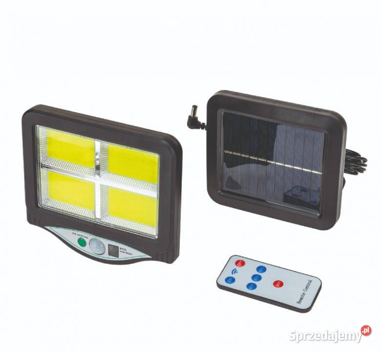 Halogen Solar 128 LED kabel 5m pilot czujnik Dom i Ogród Jasło sprzedam