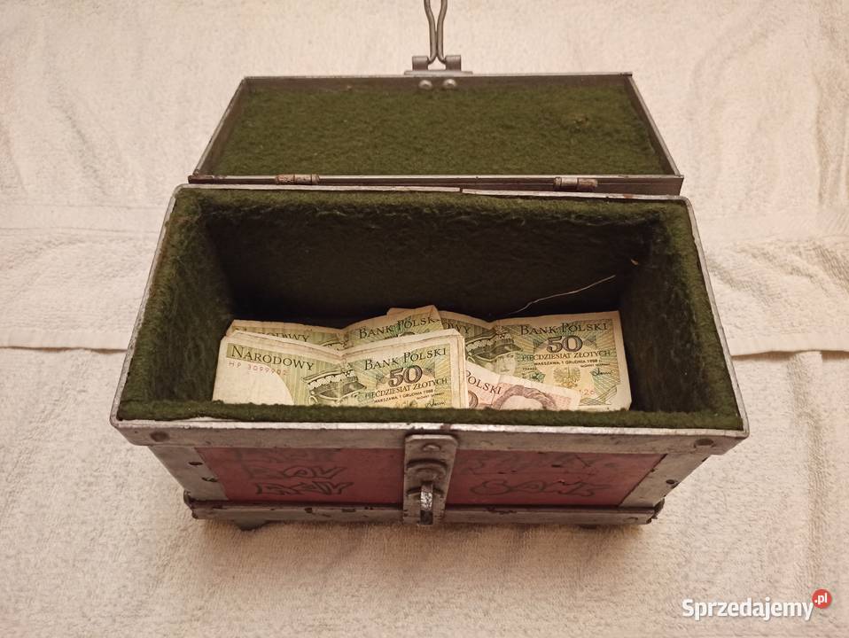 Kuferek Na skarby porządny solidny pomorskie Gdańsk