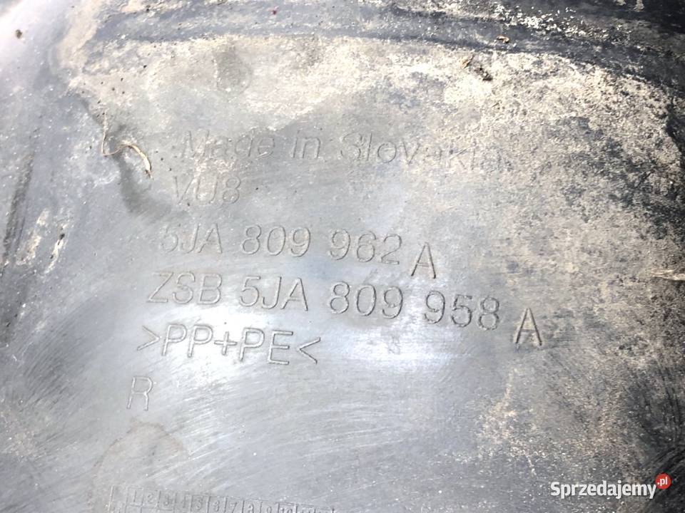 NADKOLE PRAWY PRZÓD SEAT TOLEDO IV 5JA809962A osobowe