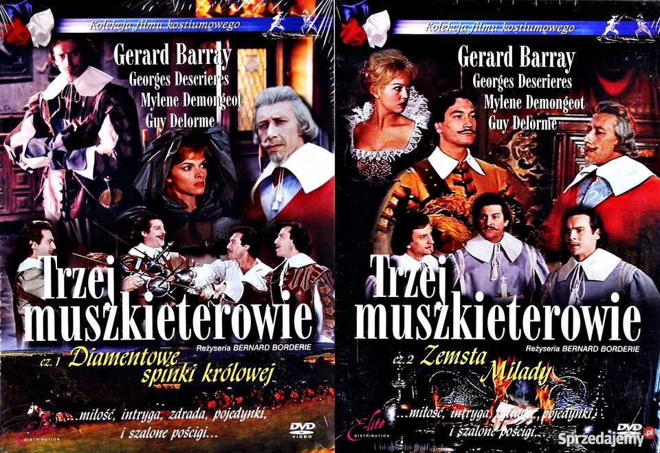 TRZEJ MUSZKIETEROWIE CZ12 KOLEKCJA FILMU Kalisz