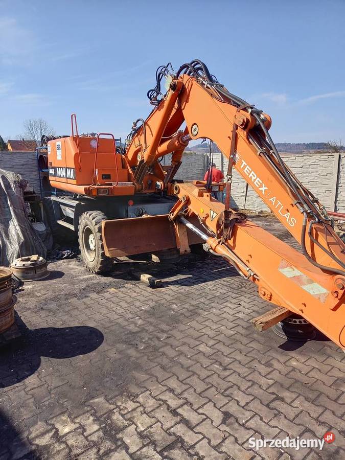 Atlas terex 1404 zwolnica most półoś dolnośląskie Kamienna Góra