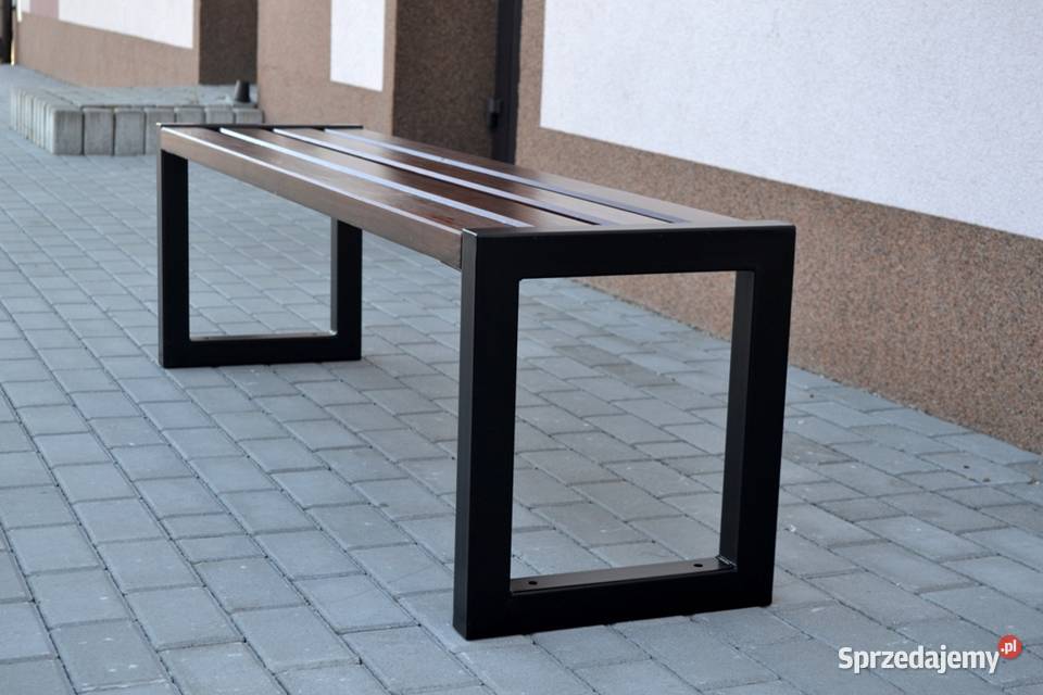 ławka szkolna na korytarz bez oparcia stalowa Kraków