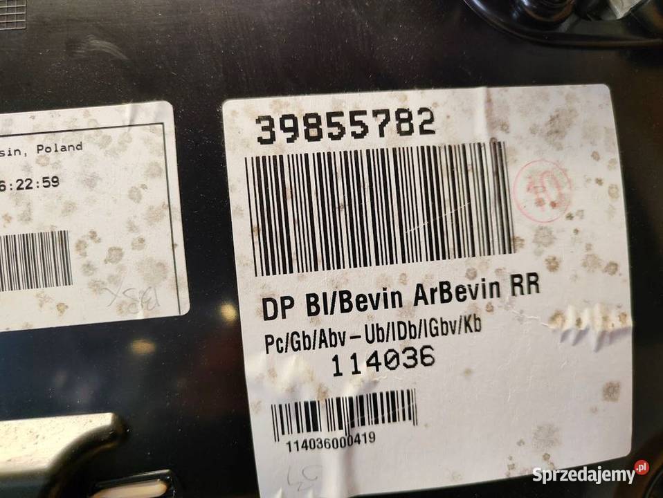 Tapicerka Boczek Drzwi Prawy Tył Volvo S80 II Deski rozdzielcze, konsole Pleszew