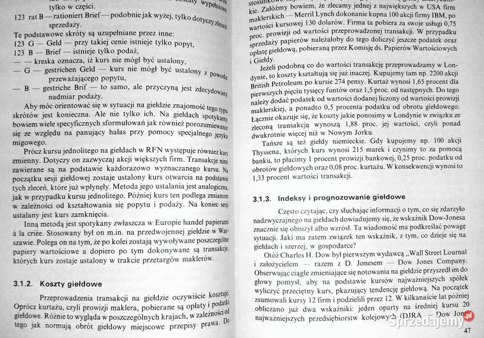 Giełdy Ryszard Czerniawski