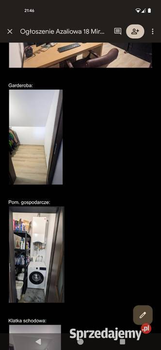 Mieszkanie 100m2 z ogrodem 350m2 Mirków