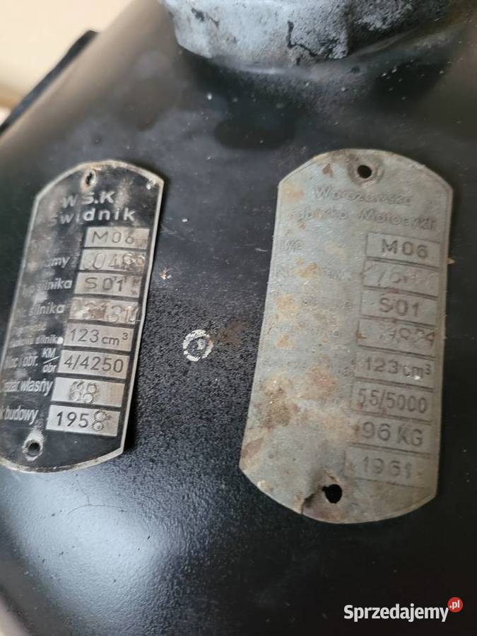 Wsk 1958 wfm komar jawa romet części pakiet Wolsztyn