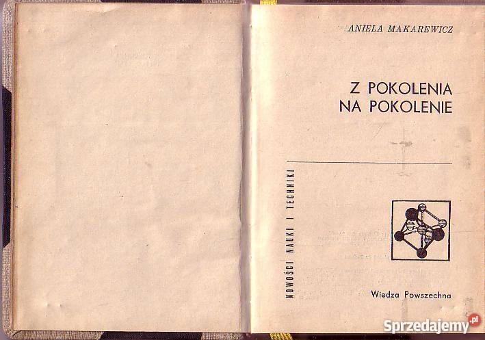 9043 Z POKOLENIA NA POKOLENIE ANIELA MAKAREWICZ małopolskie Czyrna