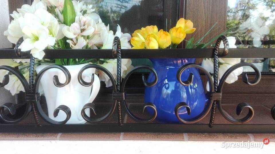 Kwietnik kwiaty doniczki donice skrzynki Kolbuszowa