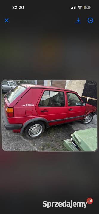 Golf 2 13benzyna wtrysk 55KM Poznań