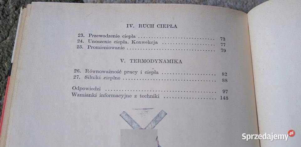 Zbiór zadań i pytań z fizyki 2 Ciepło Rok wydania 1971 sprzedam