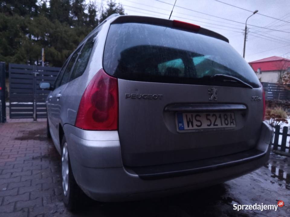 Sprzedam peugeot 307 sw poj 20 HDI 2004 bez Samochody osobowe Siedlce