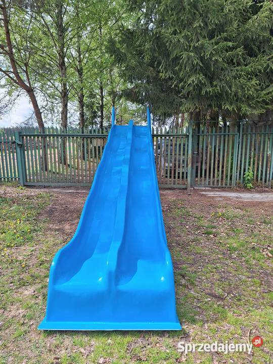 Zjeżdżalnia podwójna falowana 6m z laminatu