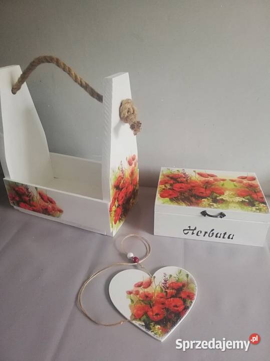 Skrzynka na kwiatek nosidło różne wzory prezent