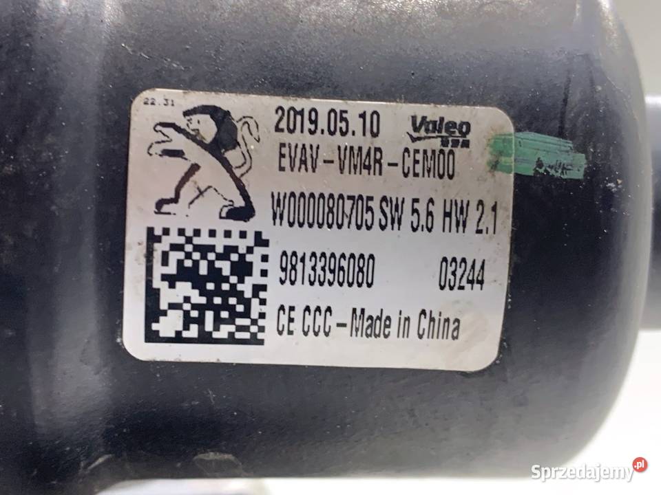 MECHANIZM WYCIERACZEK PRZÓD PEUGEOT 508 SW II