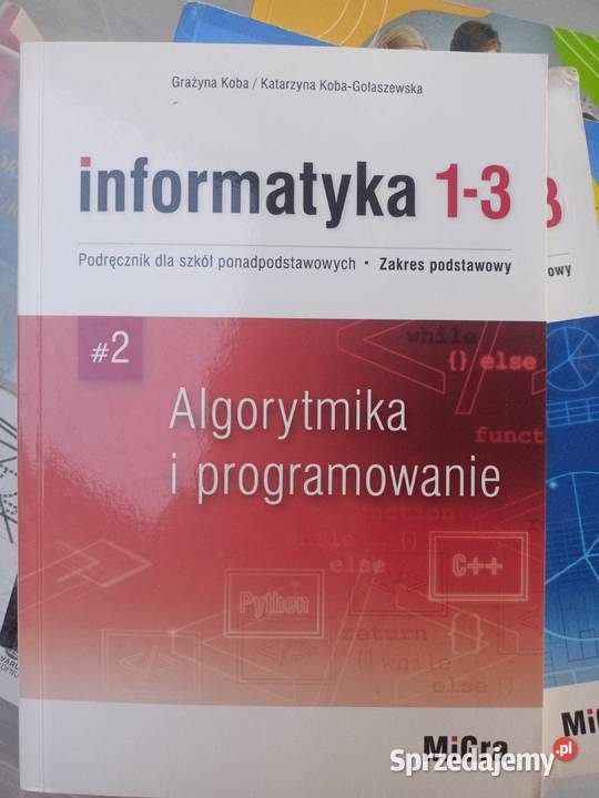 Informatyka programowanie książki wysyłka Gdańsk