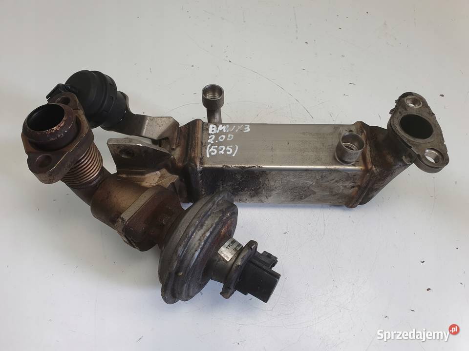 BMW X3 E83 20 D CHŁODNICA SPALIN EGR 7805717 Recyrkulacja spalin EGR lubelskie Chełm