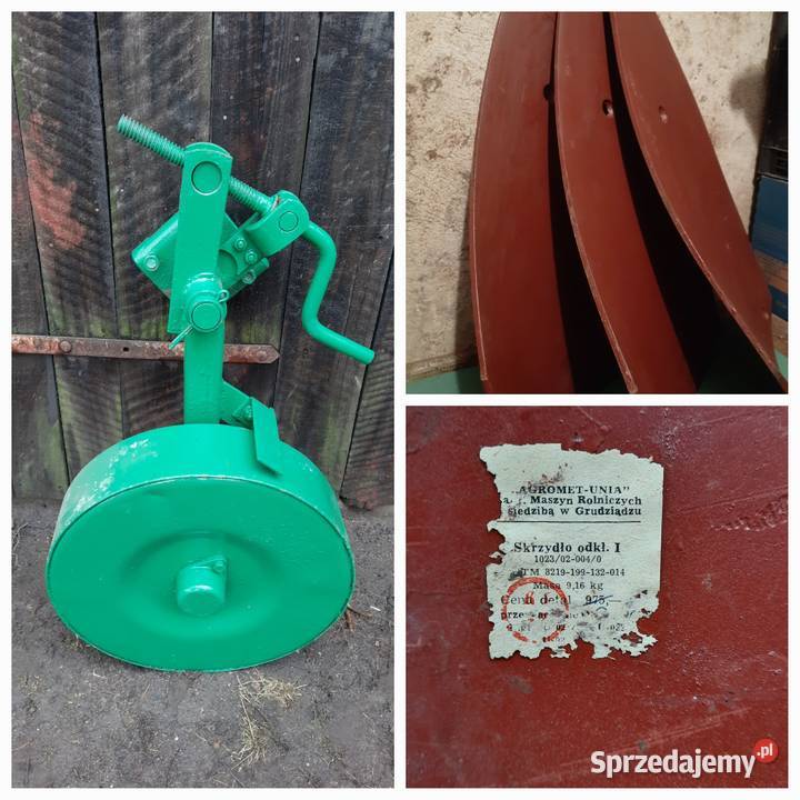 Kółko podporowe do pługa i odkładnie wielkopolskie Kłodawa