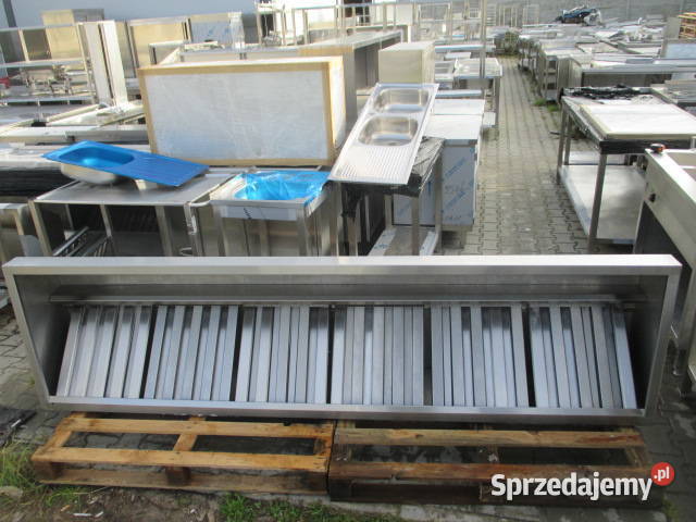 OKAP GASTRONOMICZNY SKOŚNY Z FILTRAMI 2607035 Ostrów Wielkopolski
