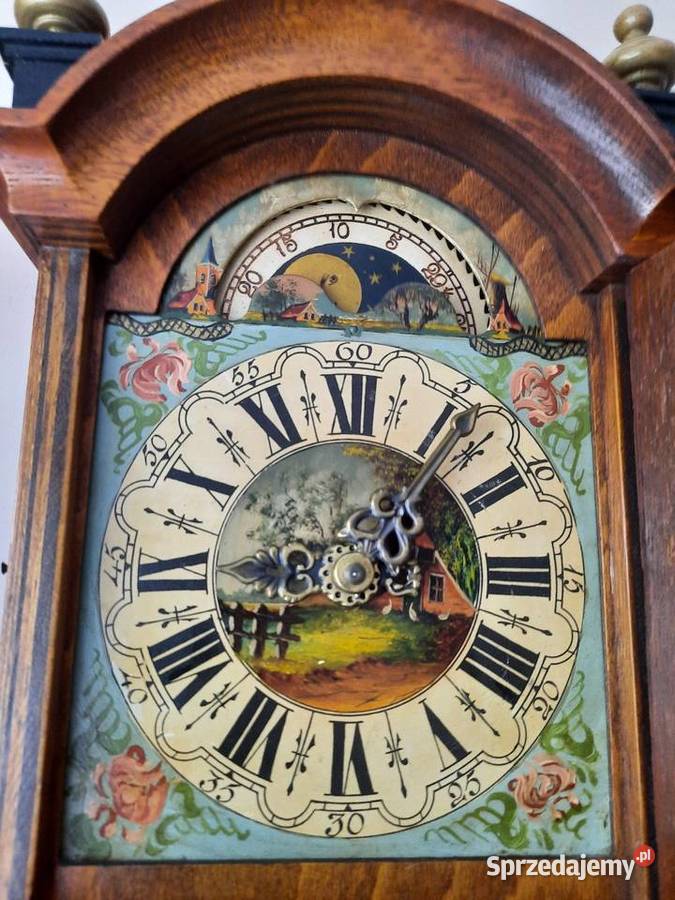 Stary zegar Wuba z fazami księżyca Słomniki sprzedam