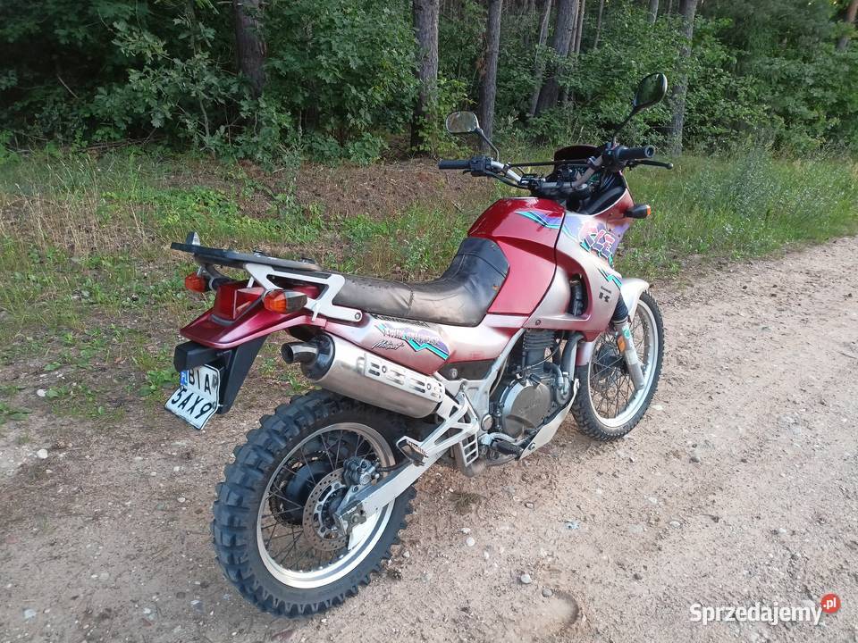 Kawasaki KLE 500 1993r kat A2 gotowy do jazdy bordowy Suchowola