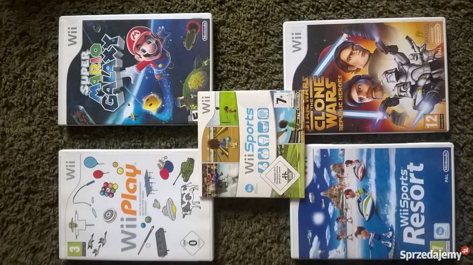 Konsola Wii Nintendo dodatkowy pilot zastaw gier Warszawa