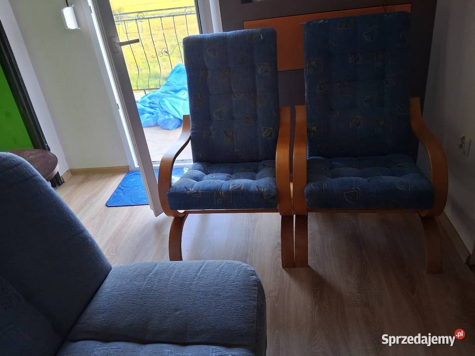 Wersalka 2 fotele ława