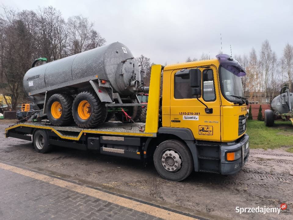 Pomoc drogowa Autolaweta Laweta Transport Maszyn Głowno