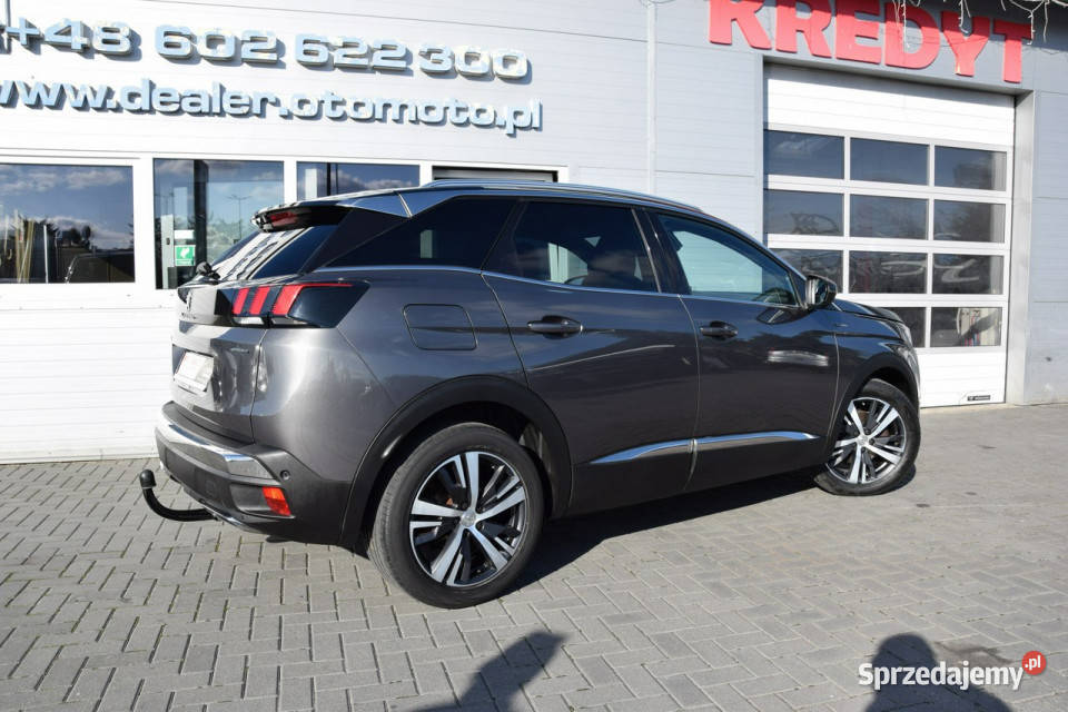Peugeot 3008 12i Turbo GTLine 100 bezwypadkowy elektryczne lusterka 3008 lubelskie Hrubieszów