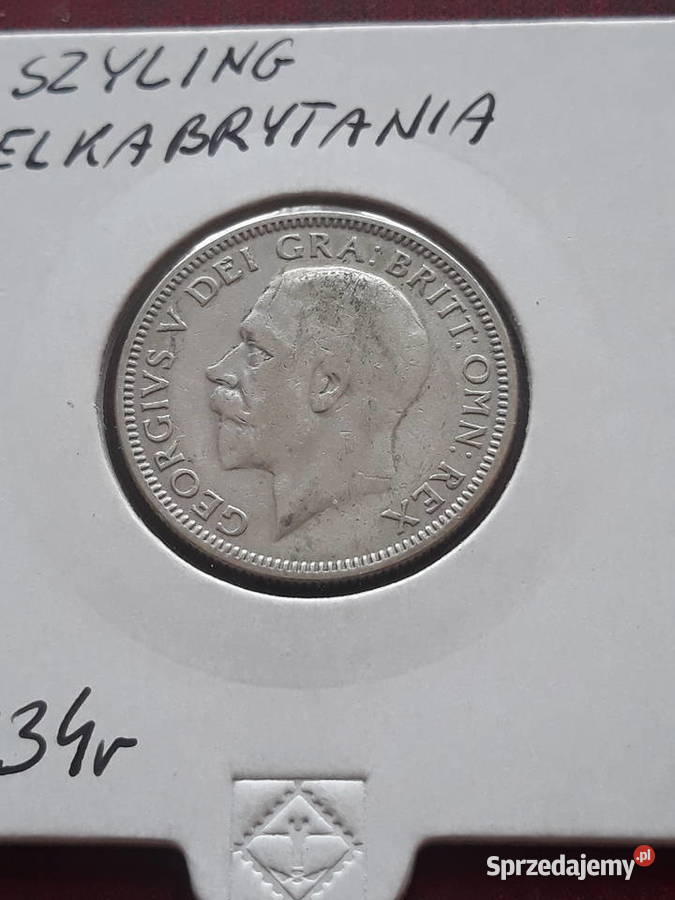 1 Szyling Wielka Brytania 1934 rJerzy V Konin