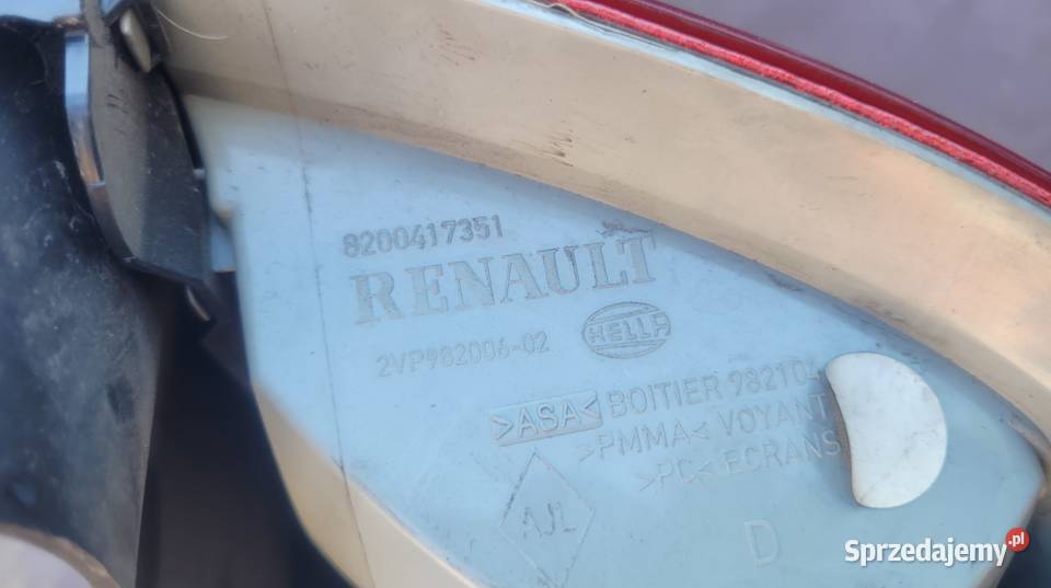 RENAULT MEGANE II KOMBI LAMPA PRAWY TYŁ Lampy tylne Ruda Śląska