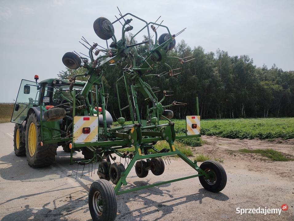 Przetrząsarka przegrabiarka KRONE KWT 8508 łódzkie Nowa Wieś