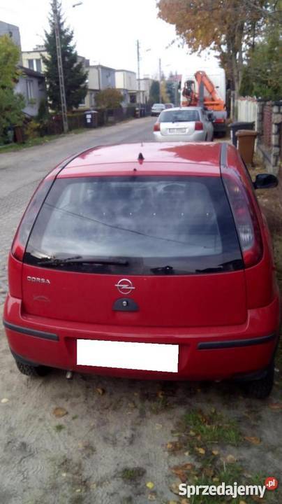 Opel Corsa c czerwony 5 drzwi kupiony w Polsce Gdańsk sprzedam