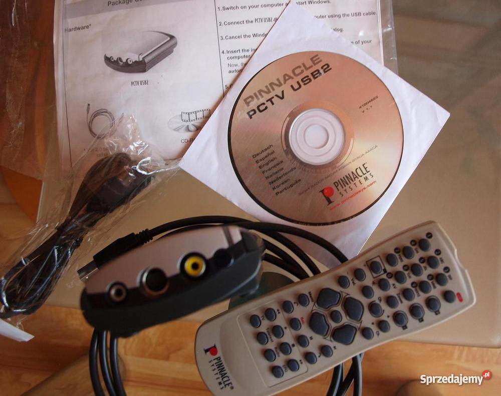 Tuner TV Pinnacle Systems PCTV PAL USB2 Pilot Jasło